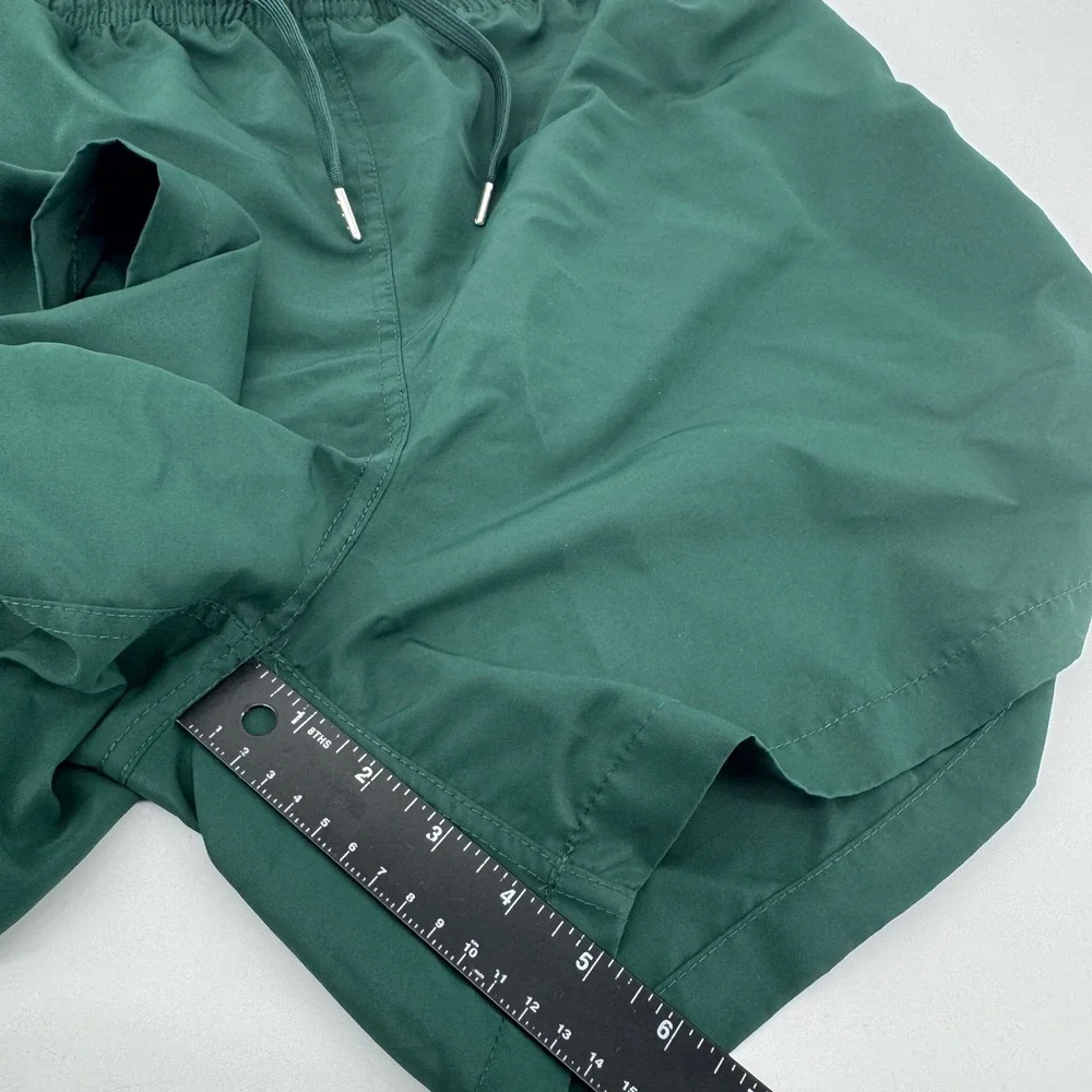 Bather Mens Forest Green Recycled Swim Trunks XXL Mesh Lined Board Shorts